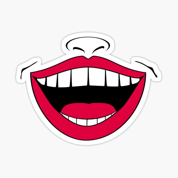 Smile Mask 1 - Laugh! Sticker