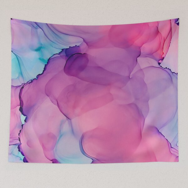 Item preview, Alcohol Ink - Turquoise Pink designed and sold by annelouw.