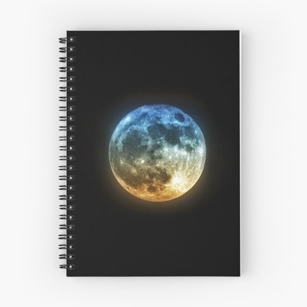 Item preview, Colored and edited Moon in space designed and sold by felixsf58.