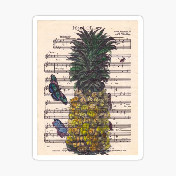 Island of Love Sticker