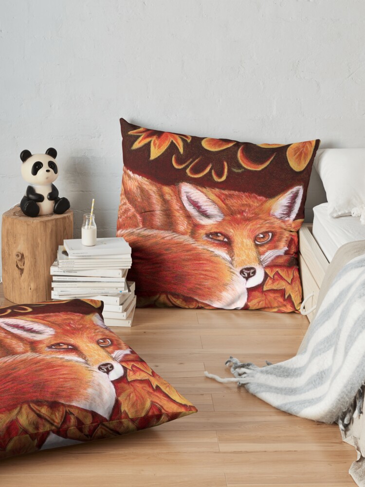 Alternate view of Sleepy Fox Floor Pillow