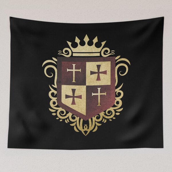 Item preview, Templar Cross Medieval Warrior Knights Templar Armor Helmet Emblem Shield designed and sold by TopTeeShop.