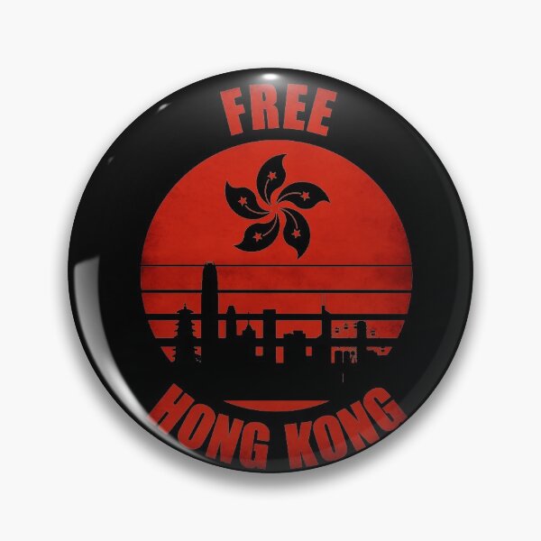 Item preview, Free Hong Kong strong - vintage HK flag - Yellow umbrella movement protest designed and sold by Vane22april.