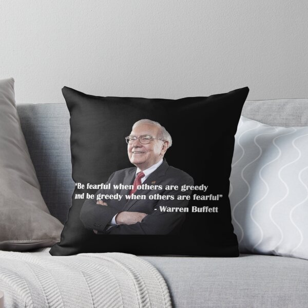 Item preview, Warren Buffett Investing Quote Be Fearful When Others Are Greedy designed and sold by JustCreativity.