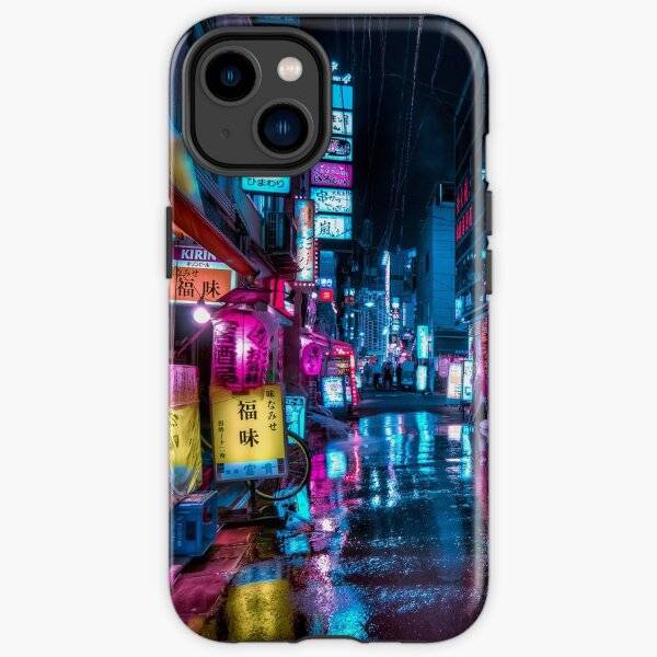 Tokyo at Night - Shimbashi iPhone Tough Case