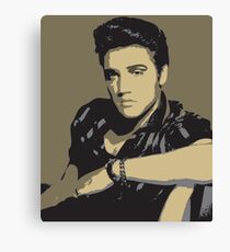 Elvis Presley - Pop Art Portrait Canvas Print