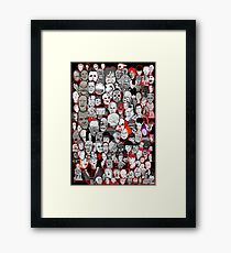 Titans of Horror Framed Print