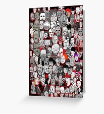 Titans of Horror Greeting Card