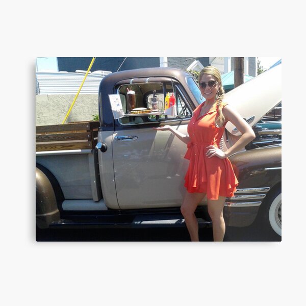 Norwalk Elk`s 11th Annual Car Show; Serving communities Well done! Metal Print