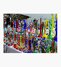 Glass Bongs Photographic Print