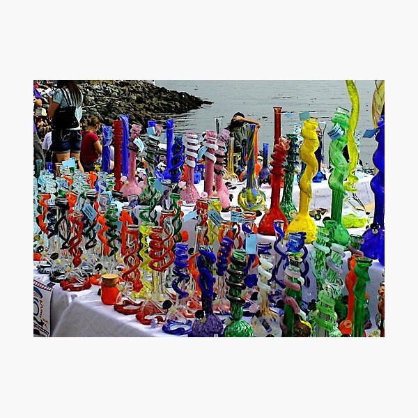 Glass Bongs Photographic Print