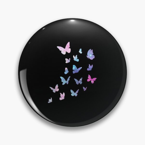 Item preview, Butterflies, Colorful Butterfly, Washable Reusable, Dream, Pastel Colors, Baby Pink Purple, Stylish Insects designed and sold by Annona-.