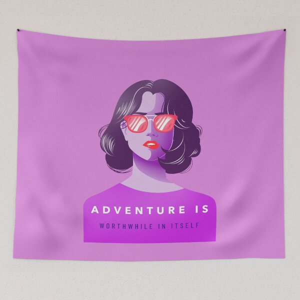 Item preview, Adventure Is Worthwhile In Itself designed and sold by retro87tee.