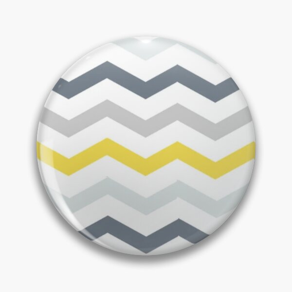 Item preview, Zigzag Pattern - mustard yellow, navy blue, grey and white  designed and sold by GillyMc.