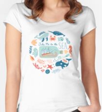 Take Me to the Sea Women's Fitted Scoop T-Shirt