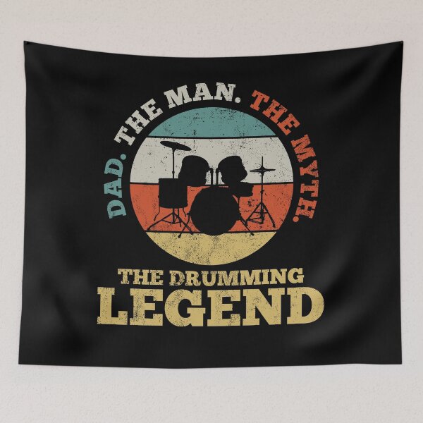 Item preview, Dad Drumming Drumset Drummer designed and sold by 4tomic.