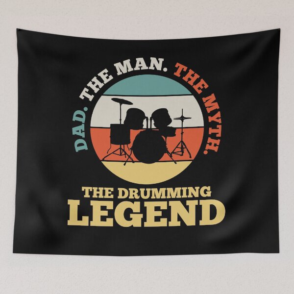 Item preview, Drummer Drumming Dad Papa designed and sold by 4tomic.