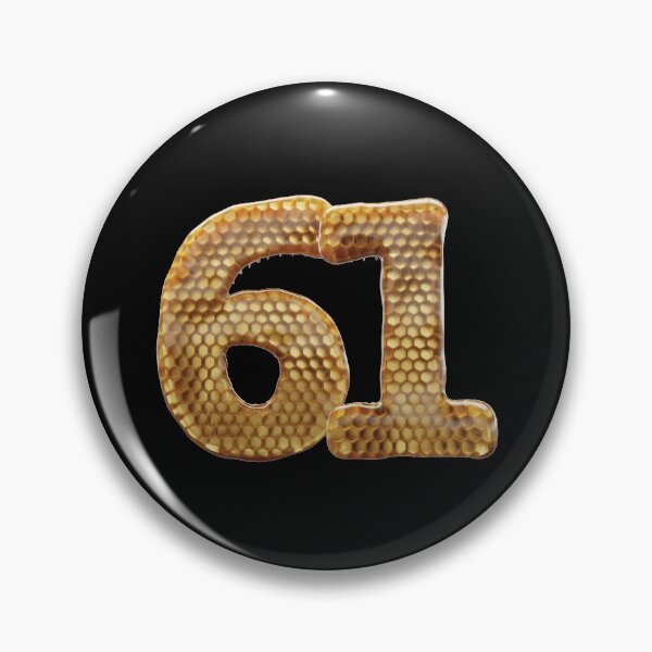 Item preview, 61 Number 3d Honey Numbers Font designed and sold by HelloFromAja.