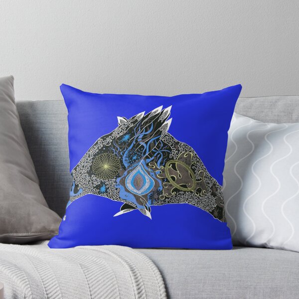 Item preview, "Mains Univers" (blue) by CEZA designed and sold by atelierdeceza.