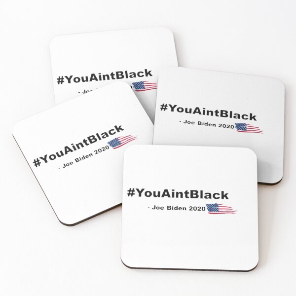Item preview, # You Aint Black - Joe Biden 2020 designed and sold by Art With Impact – Statement Art & Apparel for Deep Thinkers.