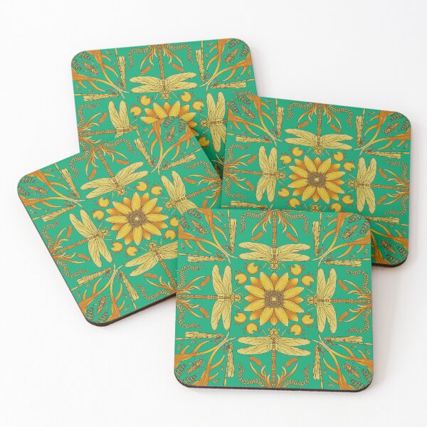 Item preview, Designer Dragonfly - Blue/Gold designed and sold by M Lambert.