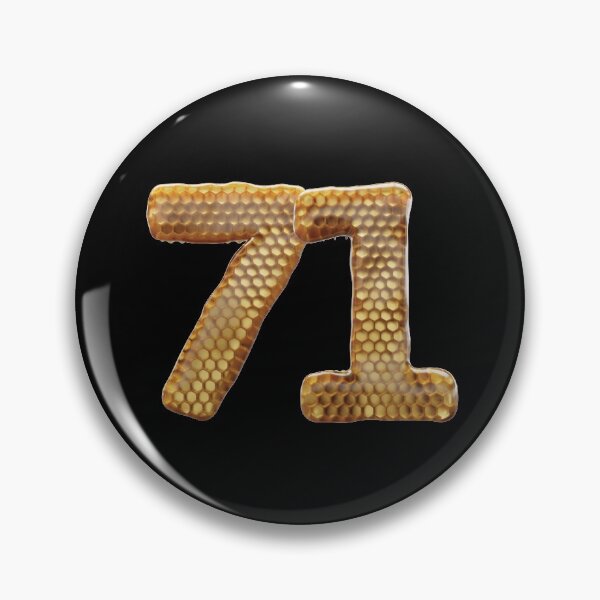 Item preview, 71 Number 3d Honey Numbers Font designed and sold by HelloFromAja.