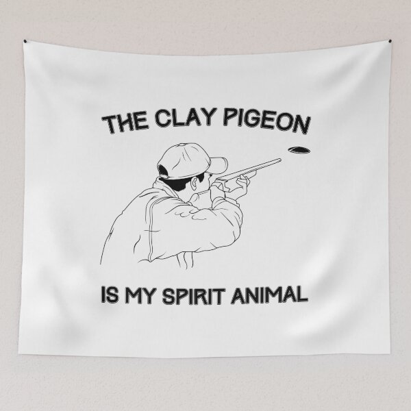 Item preview, Funny Clay Pigeons Are My Spirit Animal design designed and sold by jakehughes2015.