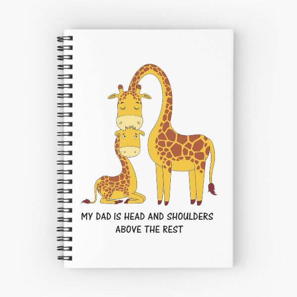 Item preview, My Dad Is Head And Shoulders Above The Rest Funny Giraffe graphic designed and sold by jakehughes2015.