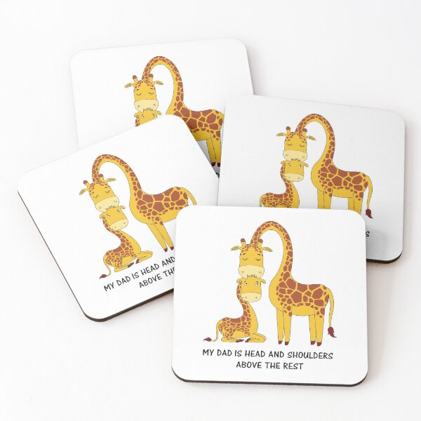 Item preview, My Dad Is Head And Shoulders Above The Rest Funny Giraffe graphic designed and sold by jakehughes2015.