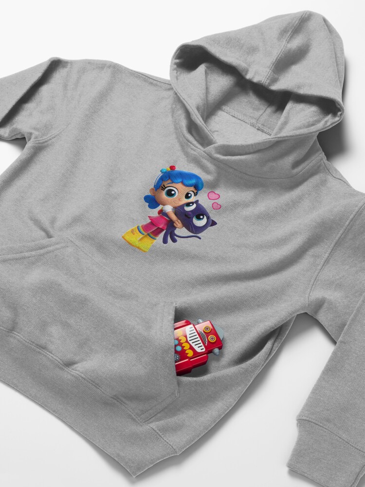 Alternate view of True and the rainbow kingdom Bartleby love Kids Pullover Hoodie