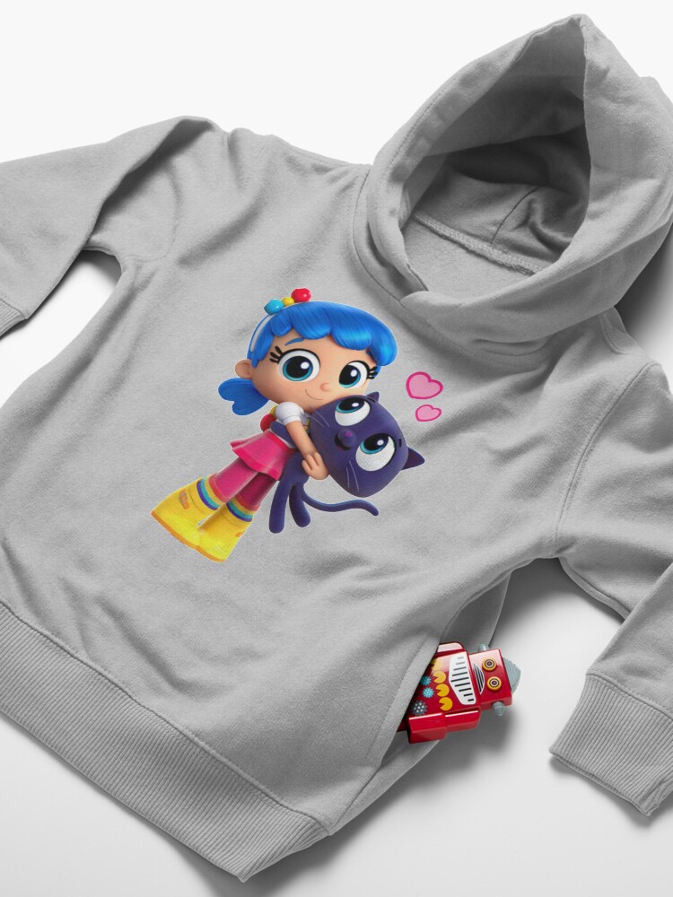 Alternate view of True and the rainbow kingdom Bartleby love Toddler Pullover Hoodie