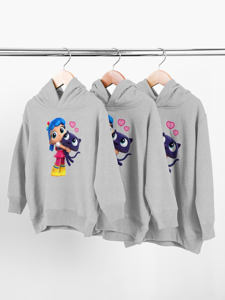 Alternate view of True and the rainbow kingdom Bartleby love Toddler Pullover Hoodie