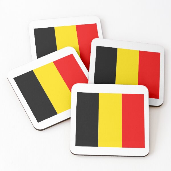 Item preview, Belgium Flag - FLAG0036 designed and sold by 3-Starfish.