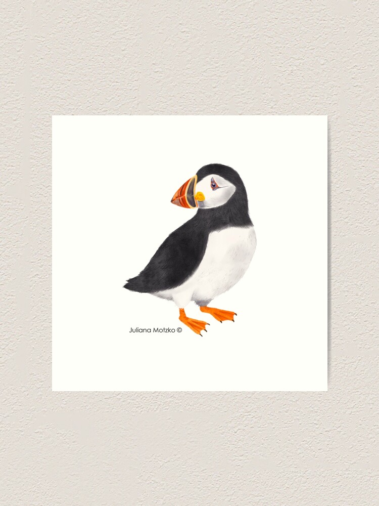 Alternate view of Puffin Art Print
