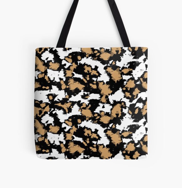 Wild dog markings All Over Print Tote Bag