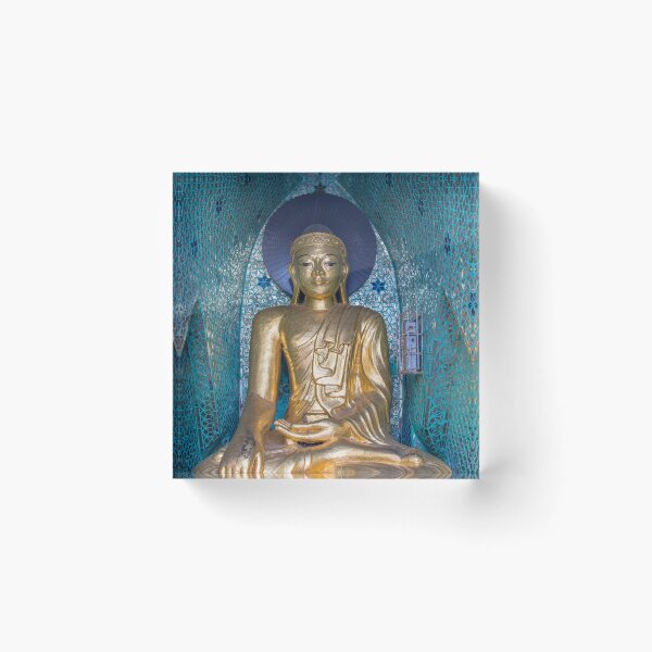 Item preview, Myanmar. Yangon. Shwedagon Pagoda. Statue of Buddha. designed and sold by vadim19.