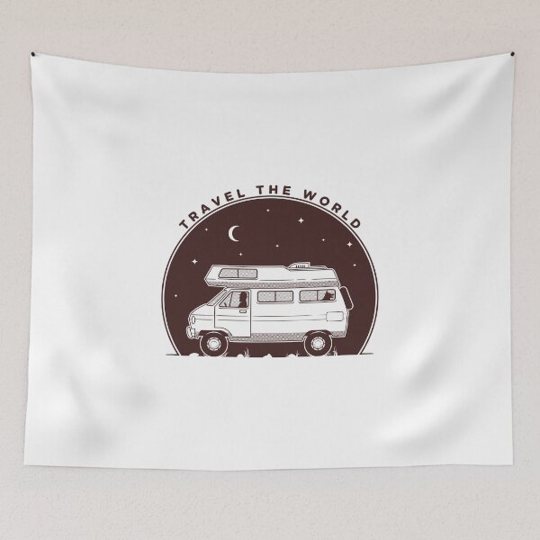 Item preview, Womens Travel The World RV Mobile Home V-Neck graphic designed and sold by jakehughes2015.