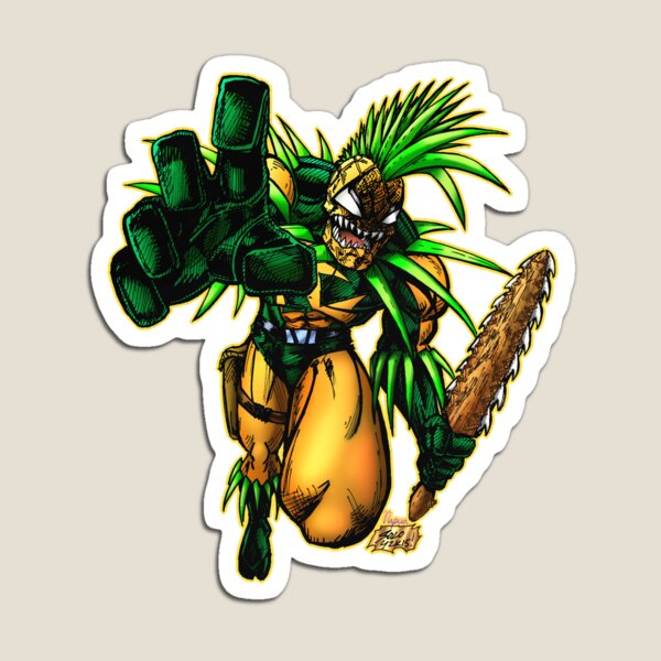 Pineapple Man Magnet