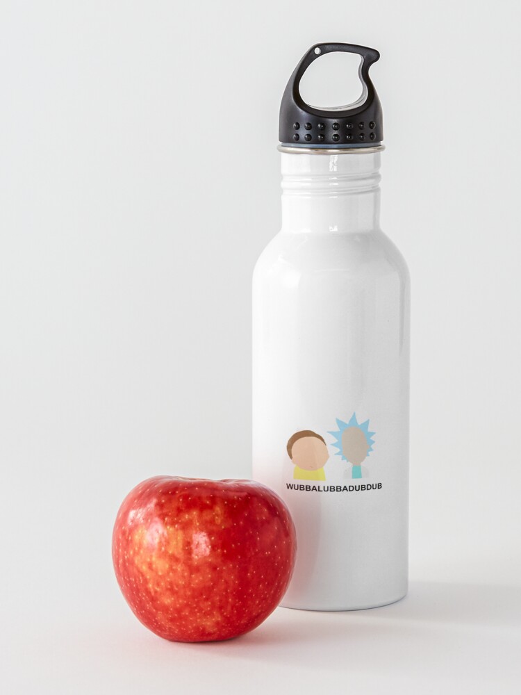 Alternate view of wubbalubbadubdub (rick and morty) Water Bottle