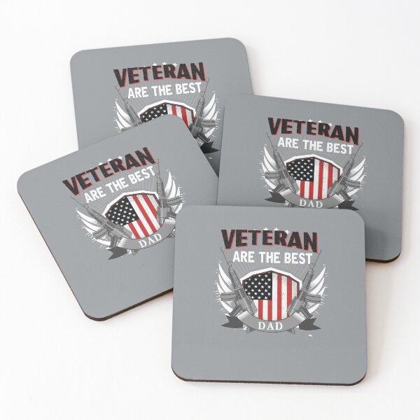 Item preview, Veteran Are The Best Dad USA Flag &Weapons Graphic Design - July 4th - Best Father Day Gift Idea - Independence Day  designed and sold by family1ststore.