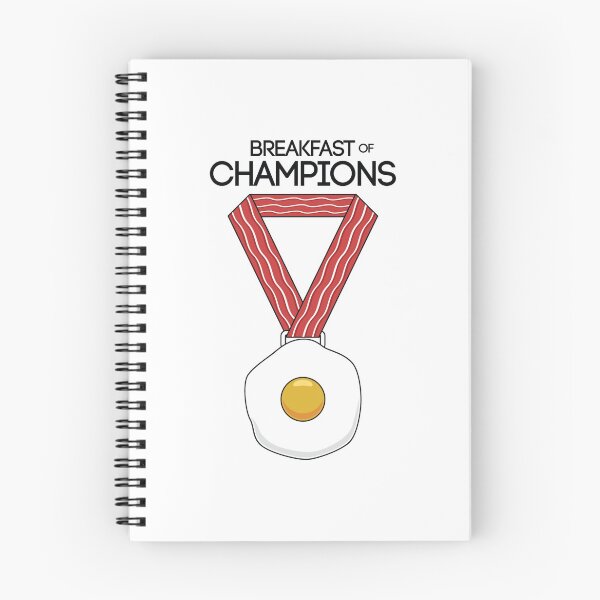 Item preview, Funny Breakfast graphic The Breakfast of Champions designed and sold by jakehughes2015.