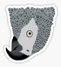 African Grey Sticker
