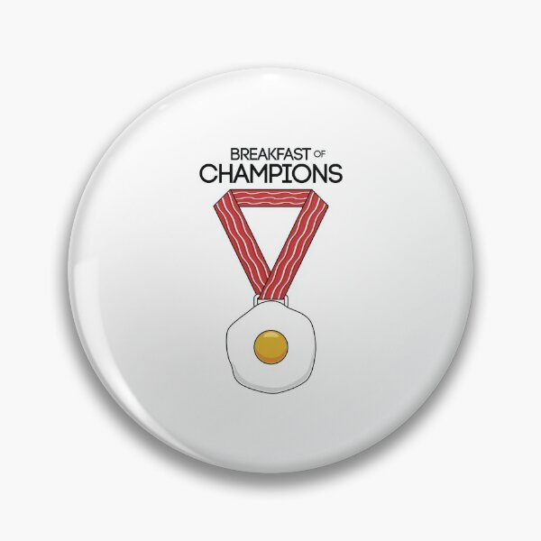 Item preview, Funny Breakfast graphic The Breakfast of Champions designed and sold by jakehughes2015.