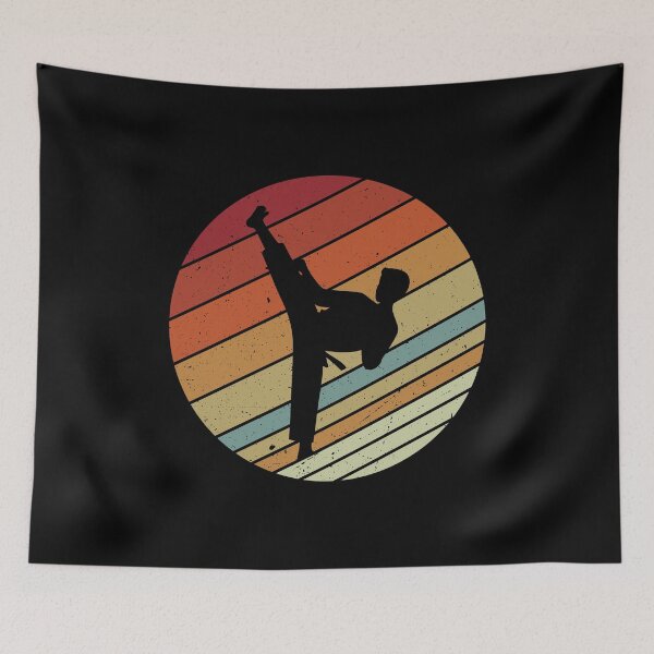 Item preview, Retro Vinatge Style Martial Arts Taekwondo designed and sold by Orange Pieces.