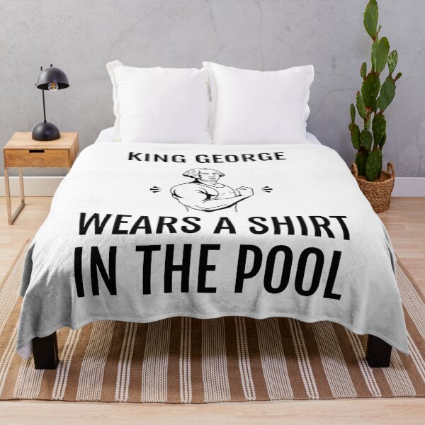Item preview, Funny George Washington King George Wears A product In Pool Tank Top designed and sold by jakehughes2015.