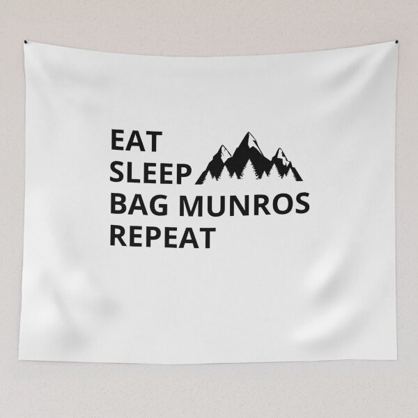 Item preview, Eat Sleep Bag Munros Repeat designed and sold by MadPanda.