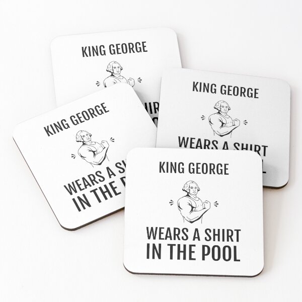 Item preview, Funny George Washington King George Wears A product In Pool Tank Top designed and sold by jakehughes2015.
