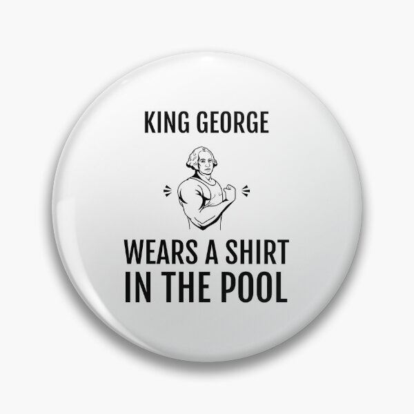 Item preview, Funny George Washington King George Wears A product In Pool Tank Top designed and sold by jakehughes2015.