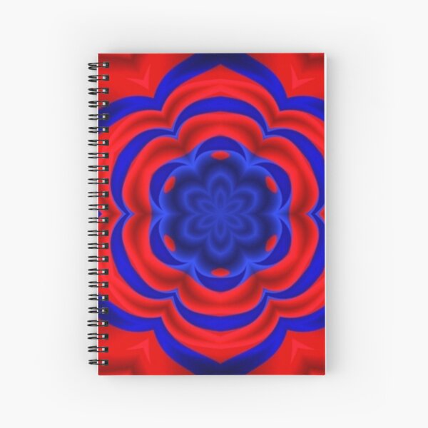 Graphic Design, kaleidoscope Spiral Notebook