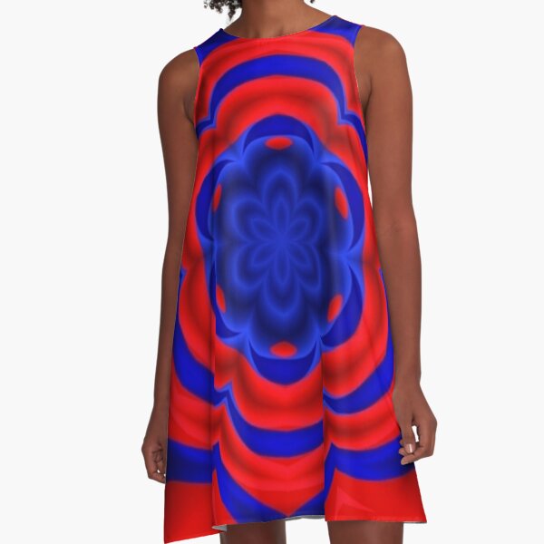 Graphic Design, kaleidoscope A-Line Dress